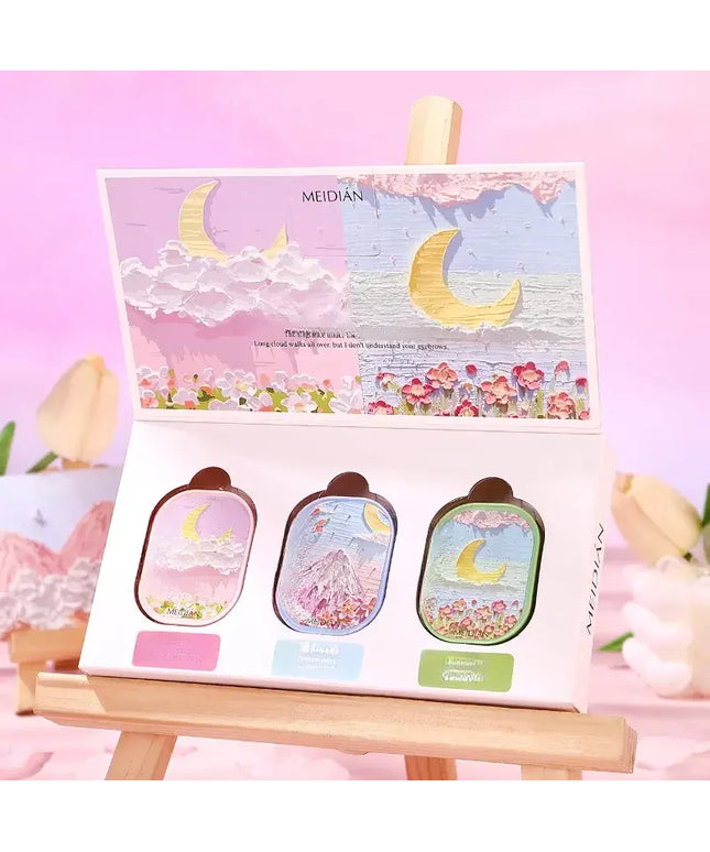KissICON 3pcs Solid Perfume Gift Set for Women Long Lasting