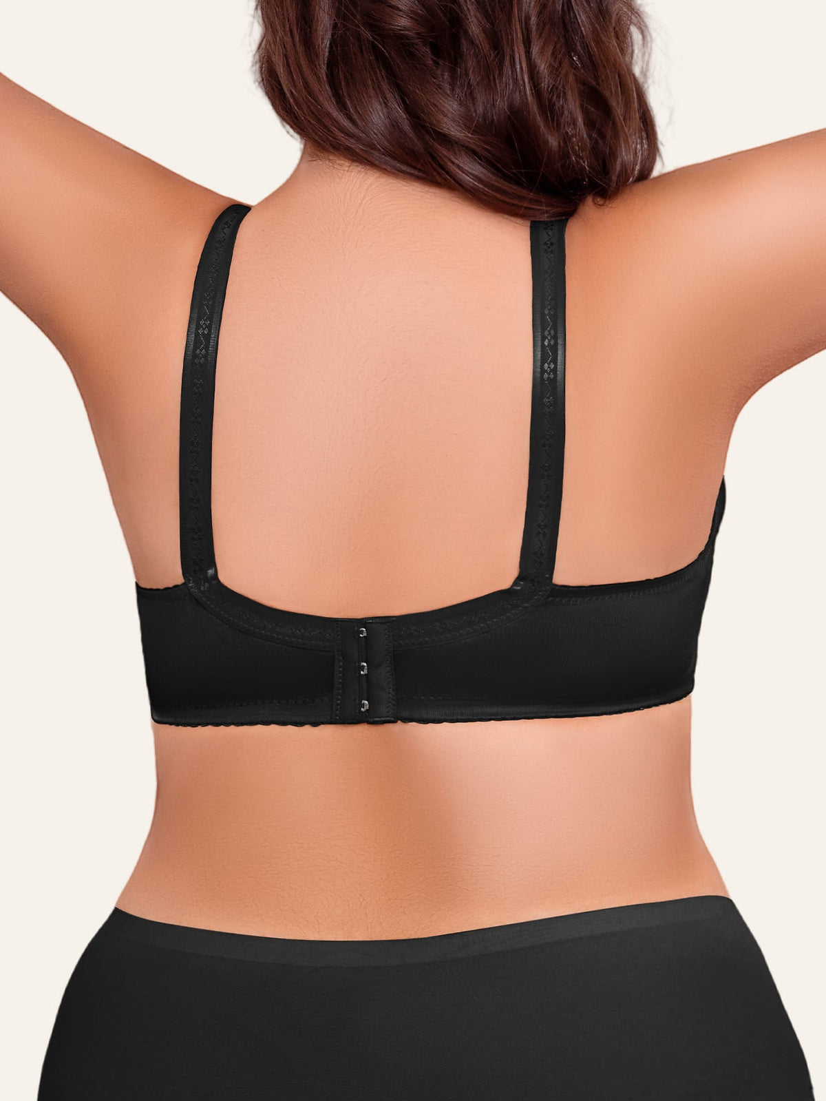 KissICON 3pcs Women's Elegant Front Bow Bra – No Underwire Mesh