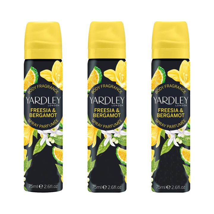 Yardley Freesia Bergamot Uplifting Floral Mist