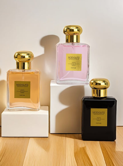 KissICON 3PS Unisex Perfume Goddess Elegance 3 Alluring Scents Every Mood Ring