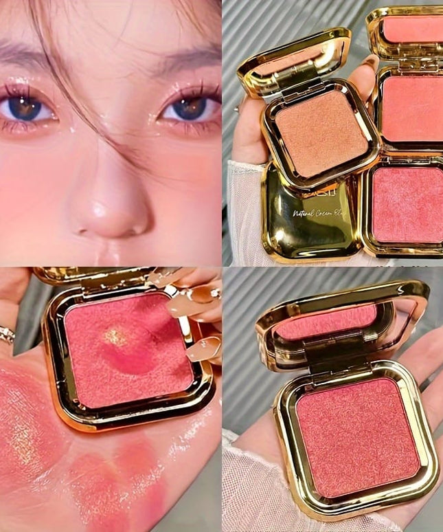 KissICON 3shade Waterproof Blush Natural Longlasting Color
