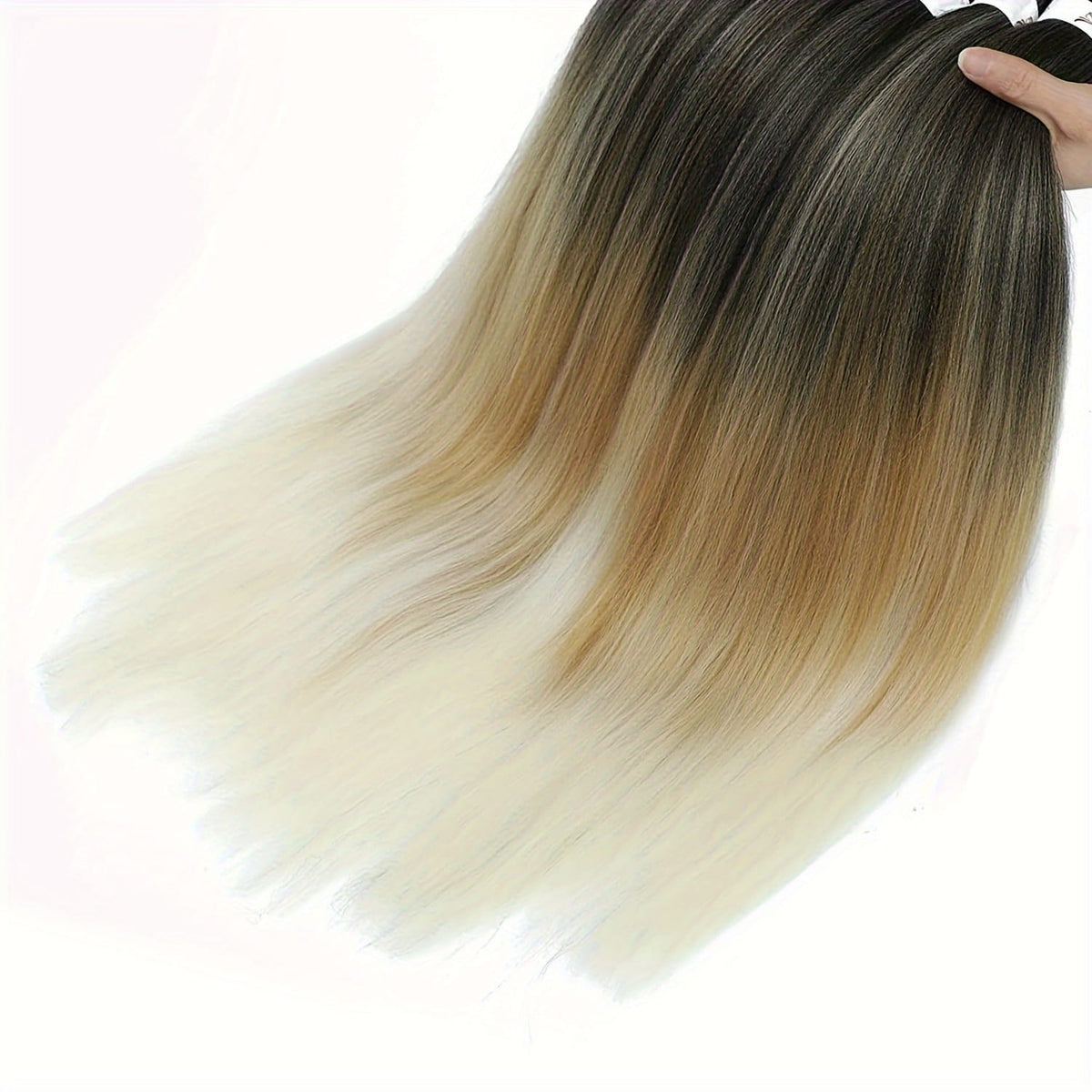 KissICON 4/27/613# / 26inch KissIcon Pre Stretched Hair 26 Black Yaki -