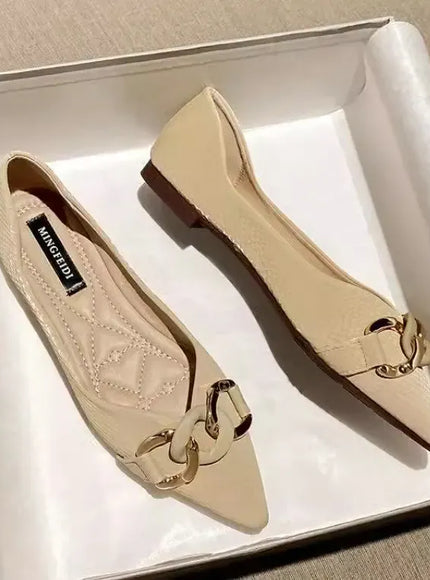 KissICON 4 / 46 Flat Shoes for Women Spring Summer New Metal