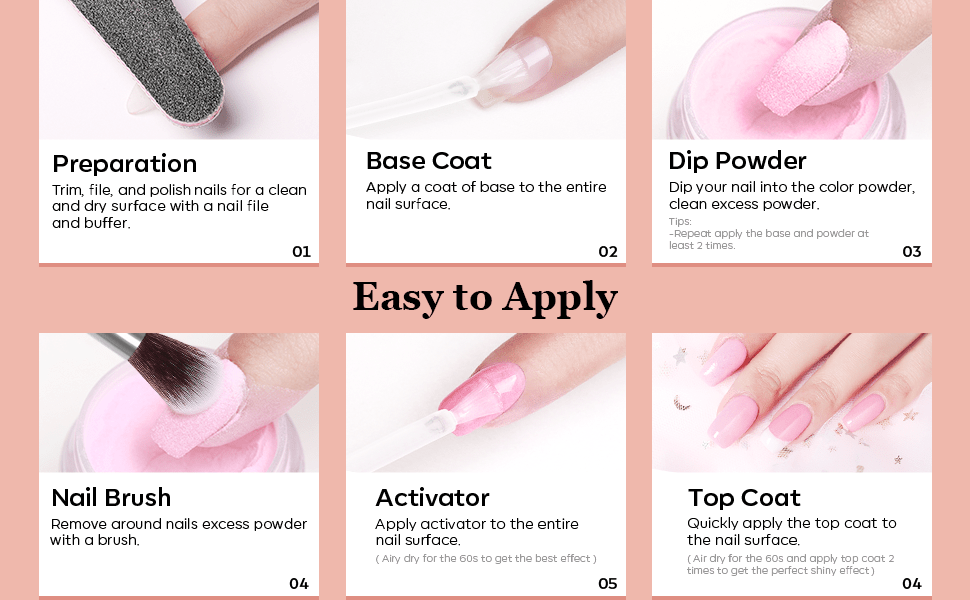 KissICON 4 Colors KissIcon Modelones Dip Powder Kit Starter - Beginner
