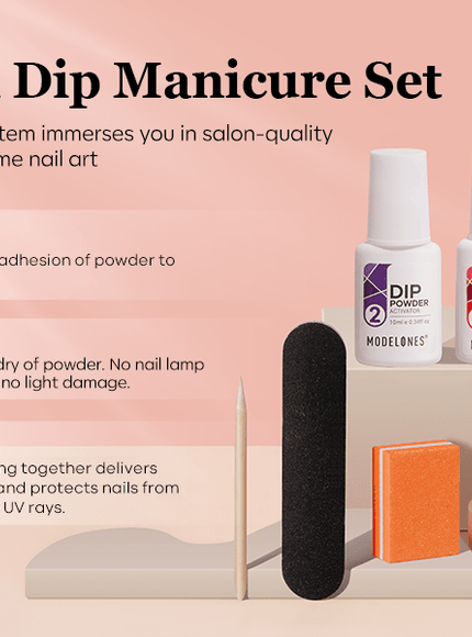 KissICON 4 Colors KissIcon Modelones Dip Powder Kit Starter - Beginner