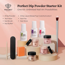 KissICON 4 Colors KissIcon Modelones Dip Powder Kit Starter - Beginner