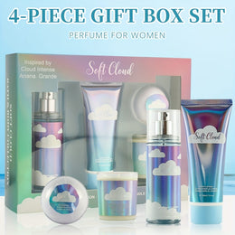 KissICON 4-Piece Set Four Piece Women Perfume Gift Set Long Lasting