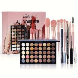KissICON 40 Color Eyeshadow Palette 40color Eyeshadow Brush Eyeliner Beginner Makeup Gift Set