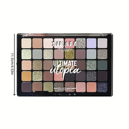 KissICON 40 Colors 💋 40 Color Eyeshadow Palette Matte Shimmer -