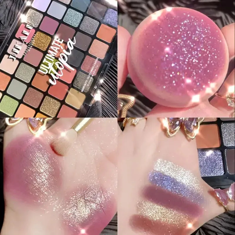 KissICON 40 Colors 💋 40 Color Eyeshadow Palette Matte Shimmer -