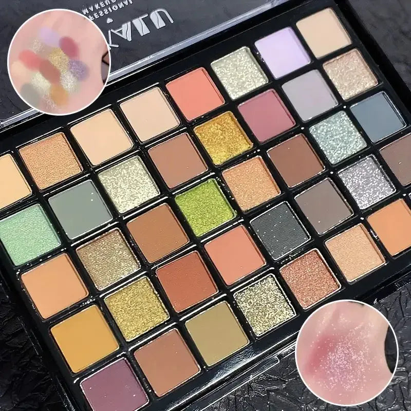 KissICON 40 Colors 💋 40 Color Eyeshadow Palette Matte Shimmer -