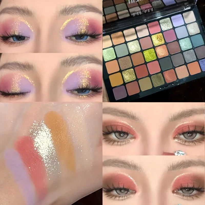 KissICON 40 Colors 💋 40 Color Eyeshadow Palette Matte Shimmer -