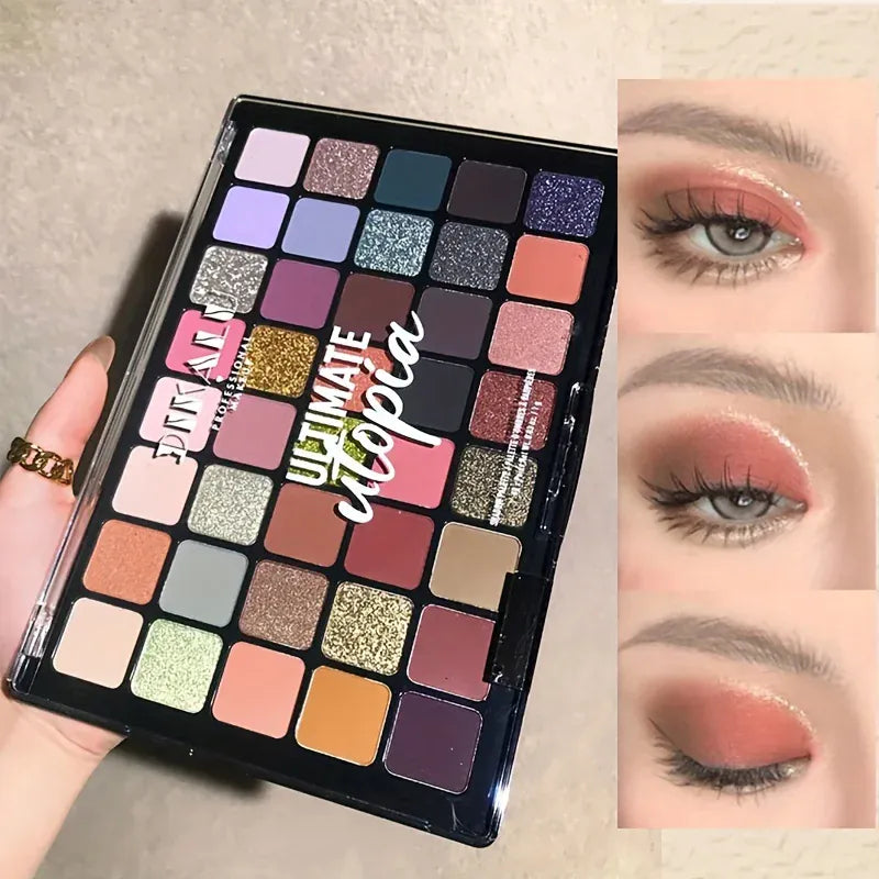 KissICON 40 Colors 💋 40 Color Eyeshadow Palette Matte Shimmer -
