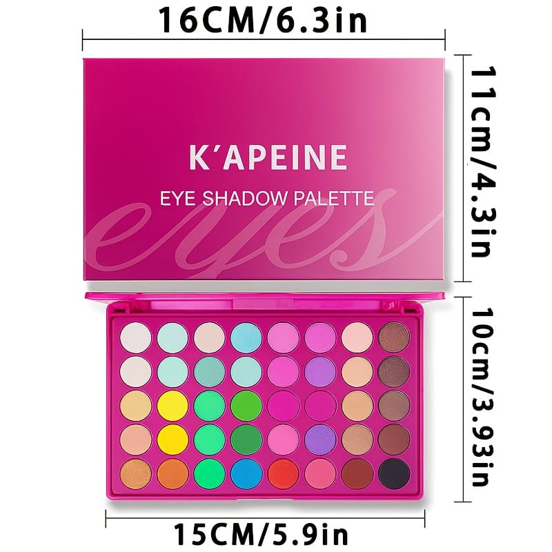 KissICON 40 colors Kapeine 40color Eyeshadow Matte Shimmer All