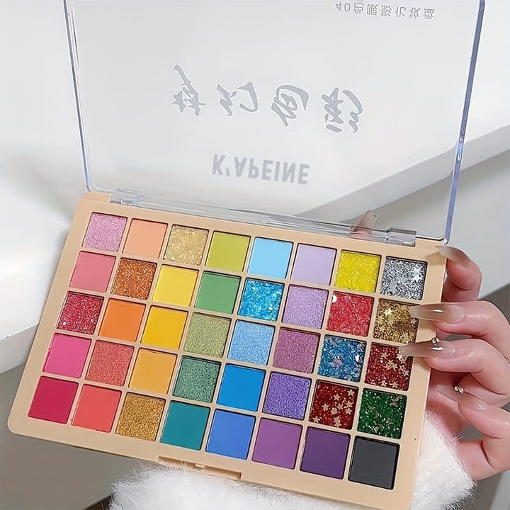 Kapeine 40color Rainbow Eyeshadow Matte Glitter