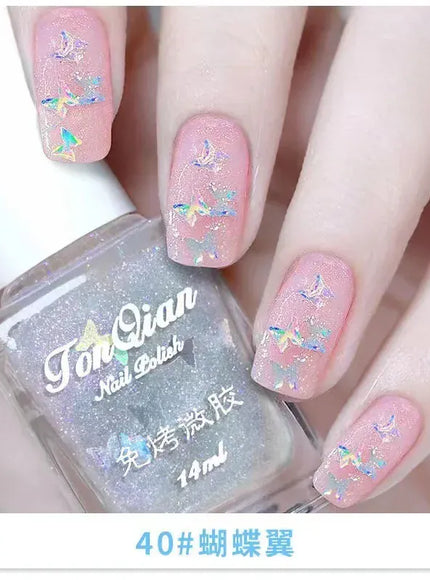 KissICON 40 Nail Polish Lasting No Bake No Peel Classic