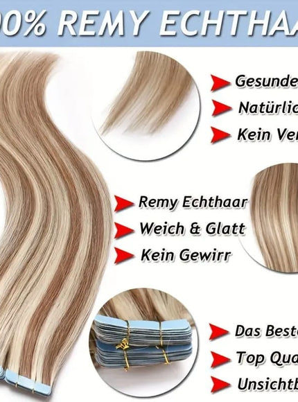 KissIcon Brazilian Tape In Extensions - No Glue