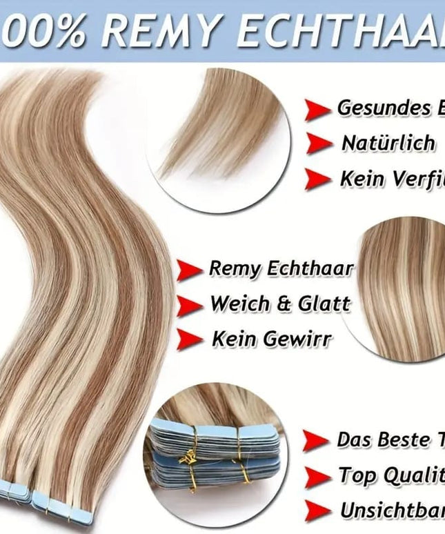 KissIcon Brazilian Tape In Extensions - No Glue