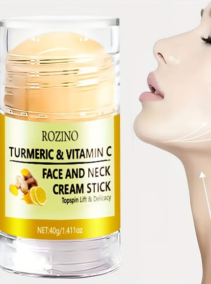 KissICON 40g Kiss Turmeric Vitamin C Neck Cream Stick Moisturizes