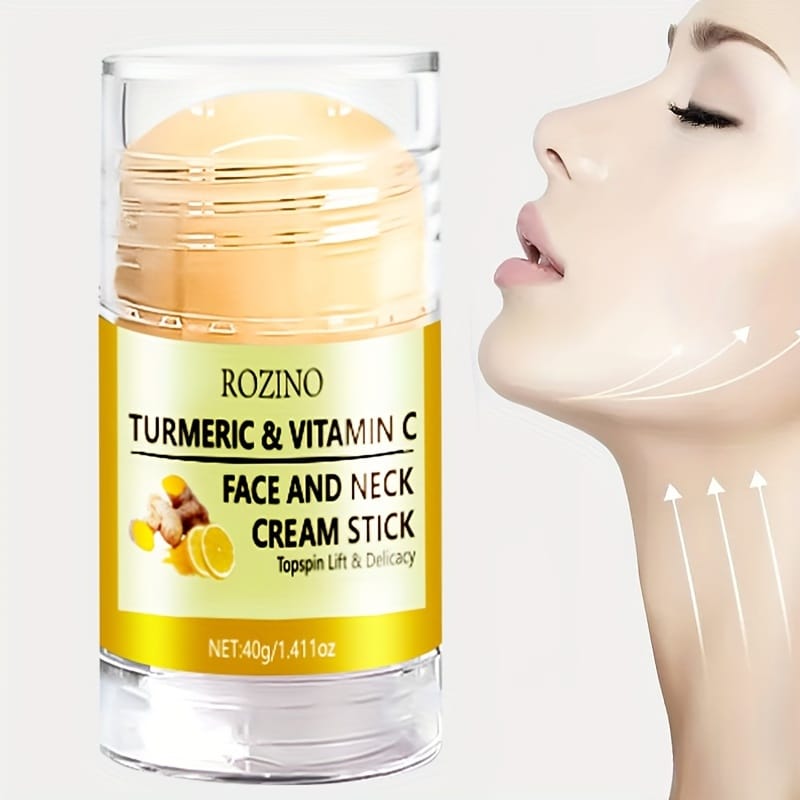 KissICON 40g Kiss Turmeric Vitamin C Neck Cream Stick Moisturizes