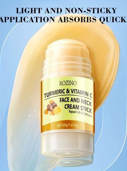 KissICON 40g Kiss Turmeric Vitamin C Neck Cream Stick Moisturizes