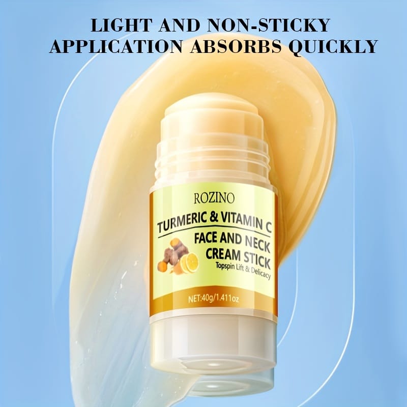 KissICON 40g Kiss Turmeric Vitamin C Neck Cream Stick Moisturizes
