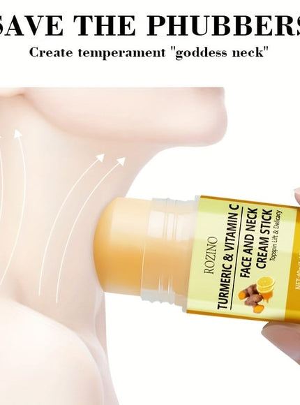 KissICON 40g Kiss Turmeric Vitamin C Neck Cream Stick Moisturizes