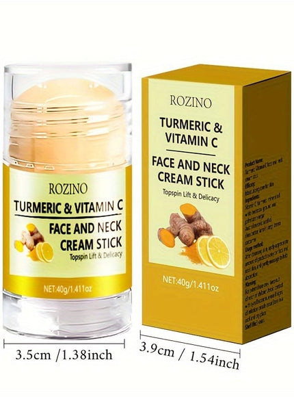 KissICON 40g Kiss Turmeric Vitamin C Neck Cream Stick Moisturizes