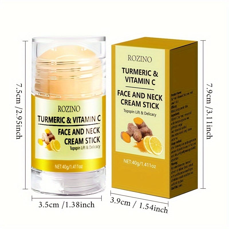 KissICON 40g Kiss Turmeric Vitamin C Neck Cream Stick Moisturizes