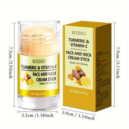 KissICON 40g Kiss Turmeric Vitamin C Neck Cream Stick Moisturizes