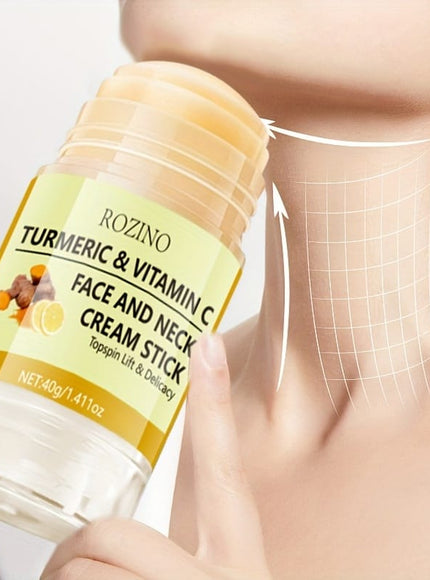 KissICON 40g Kiss Turmeric Vitamin C Neck Cream Stick Moisturizes