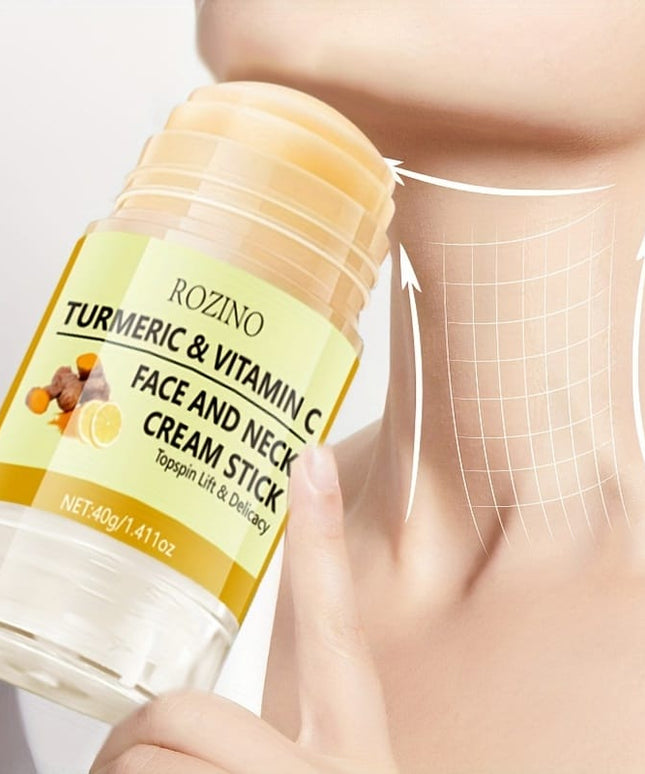 KissICON 40g Kiss Turmeric Vitamin C Neck Cream Stick Moisturizes