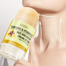 KissICON 40g Kiss Turmeric Vitamin C Neck Cream Stick Moisturizes