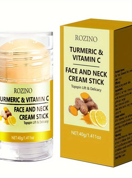 KissICON 40g Kiss Turmeric Vitamin C Neck Cream Stick Moisturizes