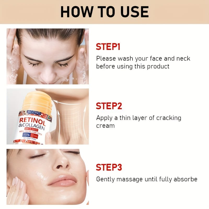 KissICON 40g Rozino Retinol And Collagen Cream Stick - Deep