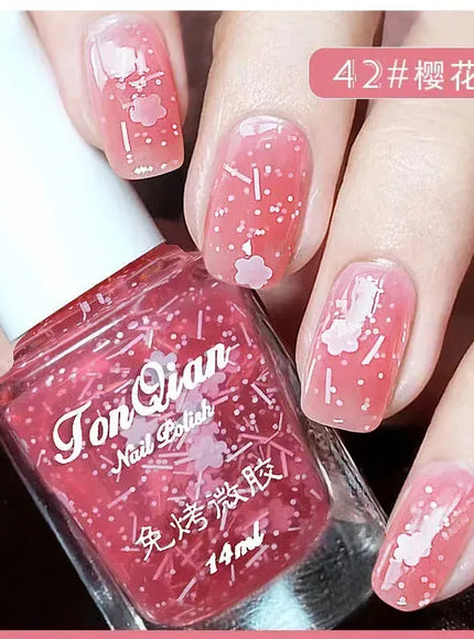 KissICON 42 Nail Polish Lasting No Bake No Peel Classic