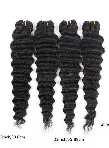 KissIcon Deep Wave Bundles 4Pcs Brazilian Hair -