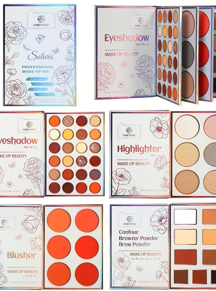 KissICON 45 Deluxe Palette 45 Shades Deluxe Eyeshadow Blush Contour