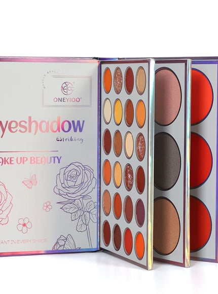 KissICON 45 Deluxe Palette 45 Shades Deluxe Eyeshadow Blush Contour