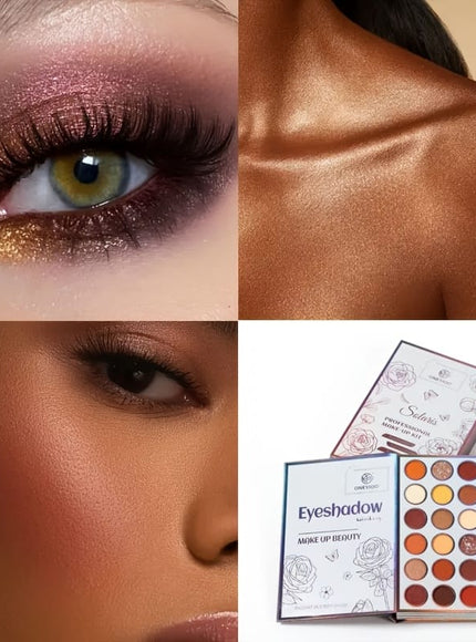 KissICON 45 Deluxe Palette 45 Shades Deluxe Eyeshadow Blush Contour