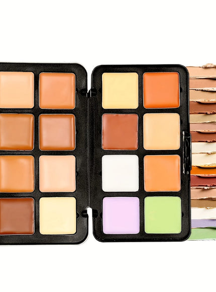 KissICON 460065 16color Matte Contour Conceal Palette