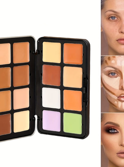 KissICON 460065 16color Matte Contour Conceal Palette