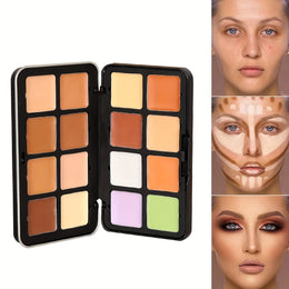 KissICON 460065 16color Matte Contour Conceal Palette