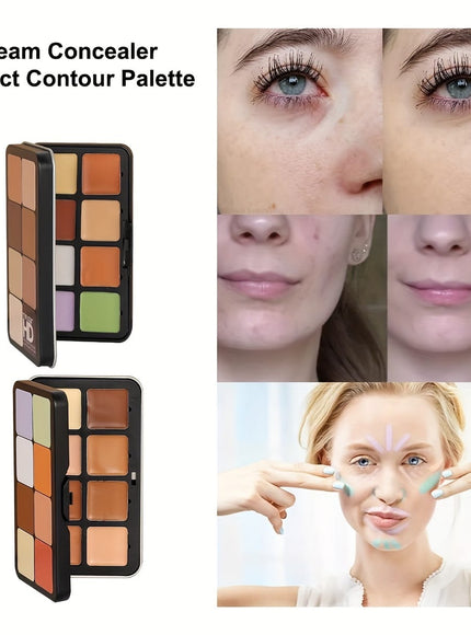 KissICON 460065 16color Matte Contour Conceal Palette