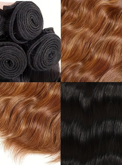KissIcon All Ages Water Wave Ombre Blonde Bundles