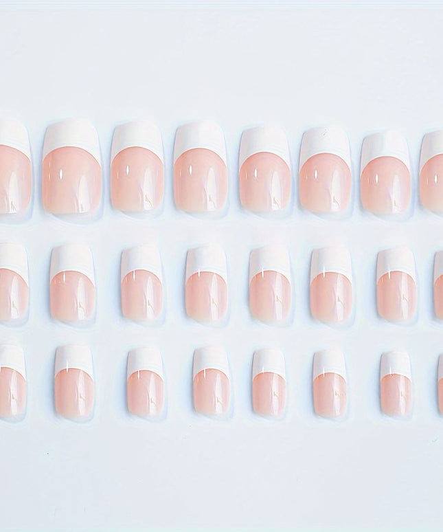 KissIcon 24pcs Square Press On Nails - Glossy