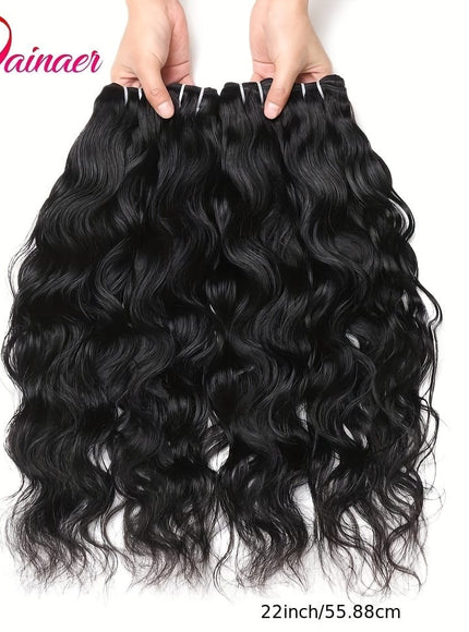 KissIcon Brazilian Natural Wave Bundles HD Lace Closure