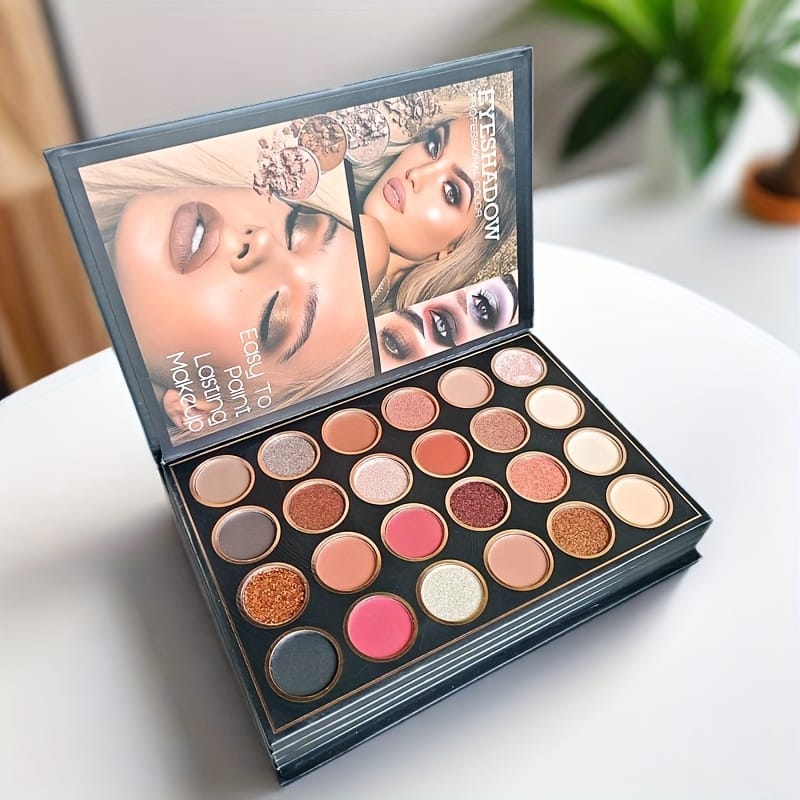 KissICON 48 Color Eye Shadow 48 Color Glittery 4layer Folding Eyeshadow