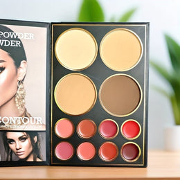 KissICON 48 Color Eye Shadow 48 Color Glittery 4layer Folding Eyeshadow