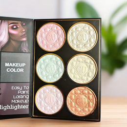 KissICON 48 Color Eye Shadow 48 Color Glittery 4layer Folding Eyeshadow